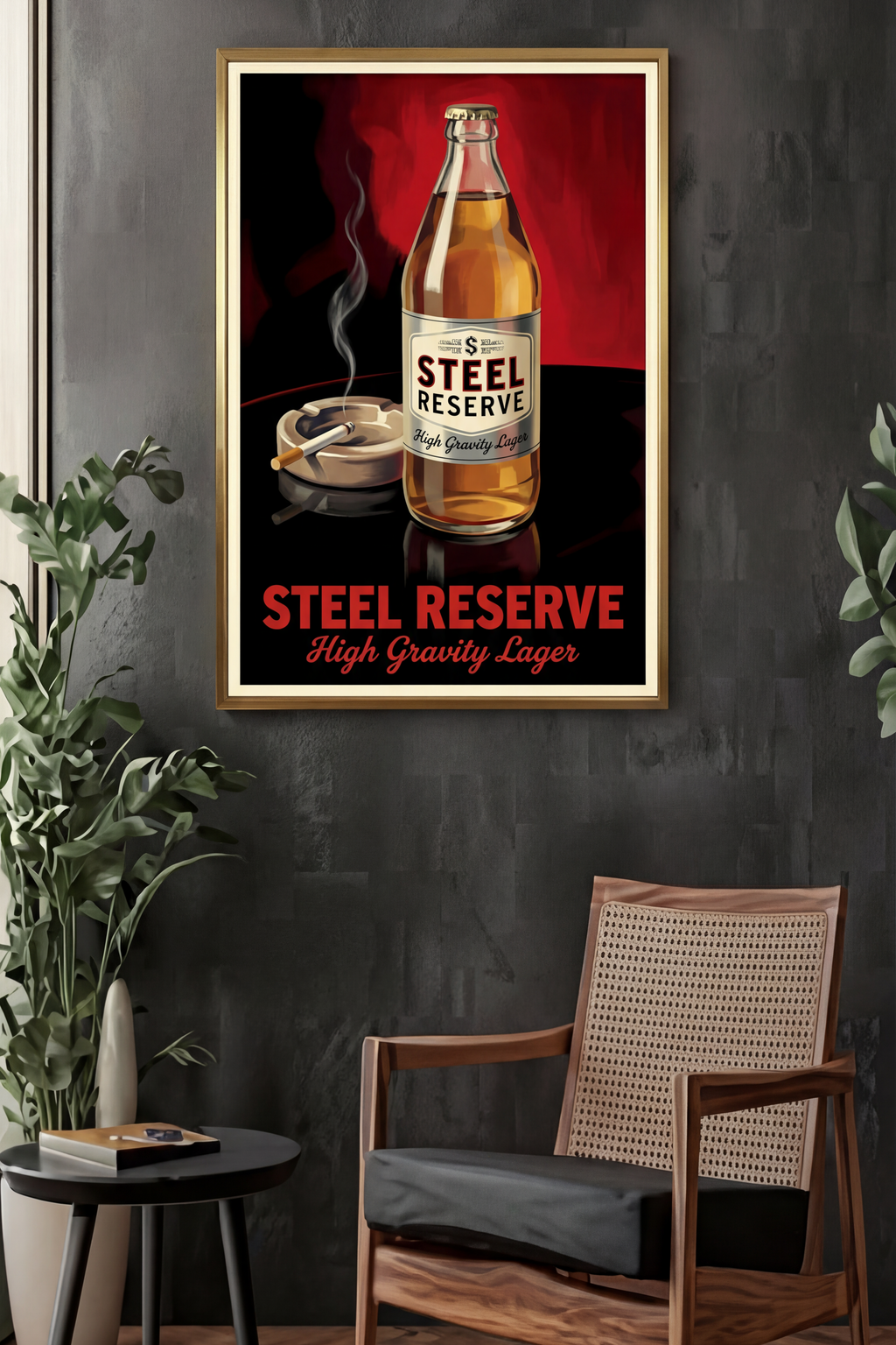 Art Print - Liquid Overconfidence (Steel Reserve)