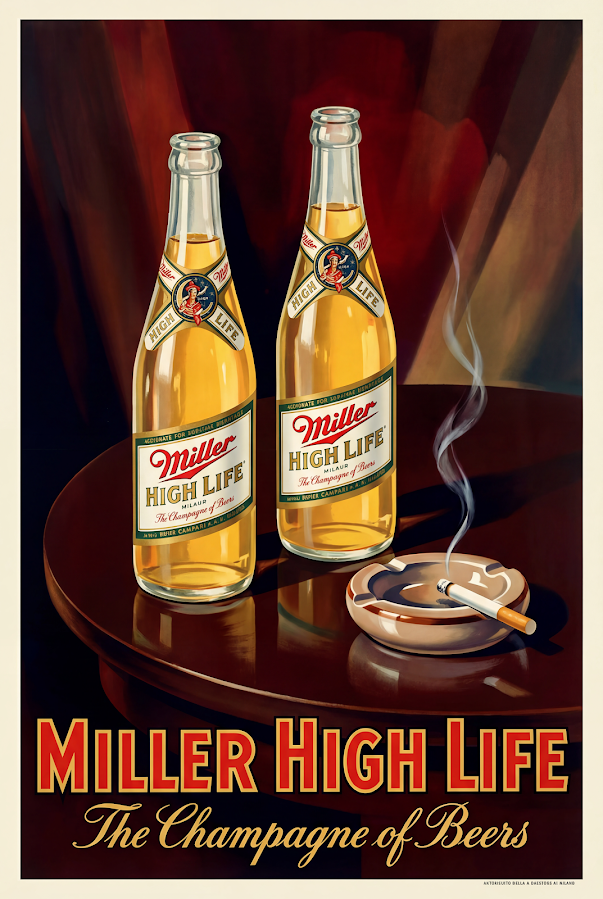 Art Print - The Bottle That Felt Fancy v4.0 (Miller High Life)