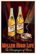 Art Print - The Bottle That Felt Fancy v4.0 (Miller High Life)