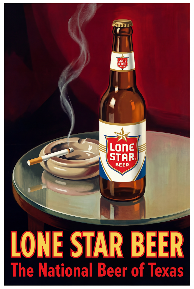 Art Print - Cheap, Cold, and Confident (Lone Star)