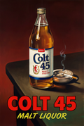 Art Print - Colt 45 Malt Liquor Beer – The Powerful One v2.0