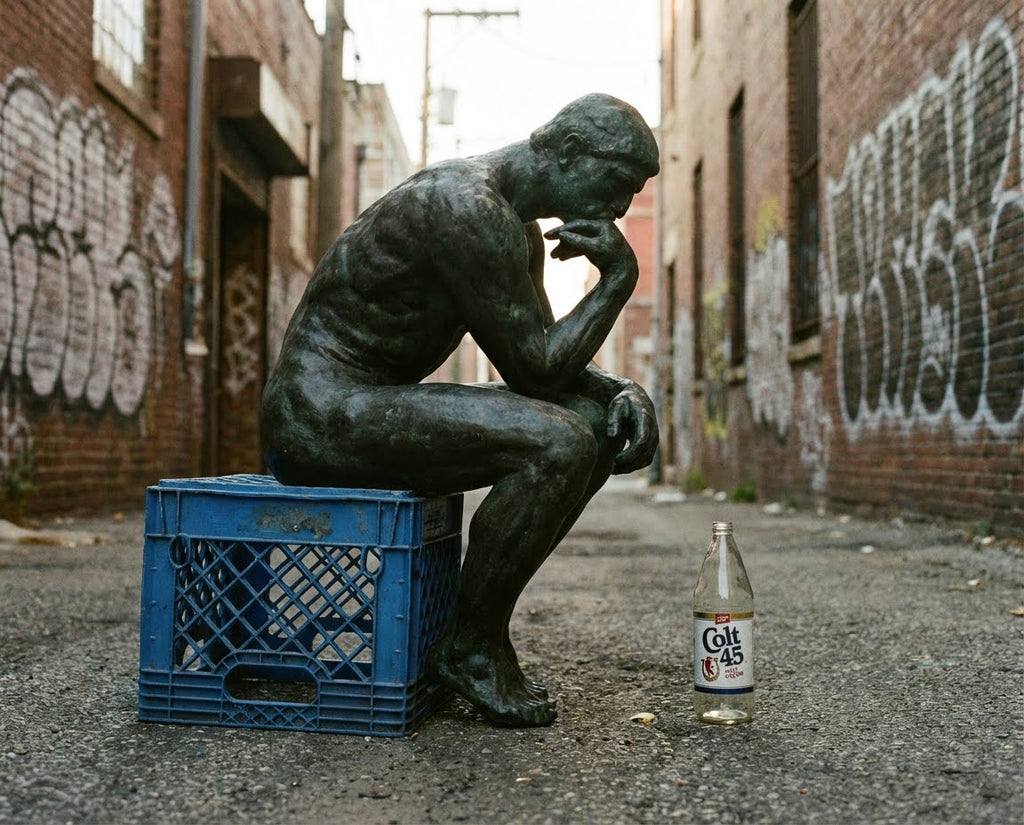 Art Print - The Thinker, After Rent