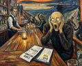Art Print - The Scream (Card Declined) v2.0