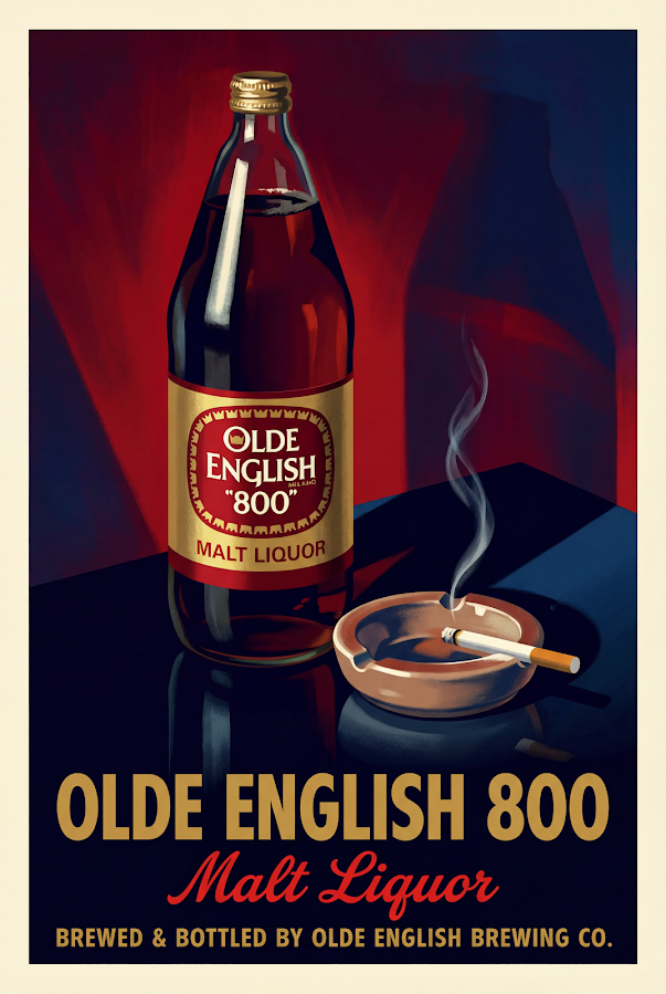 Art Print - The Bottle That Changed the Mood (Olde English 800)