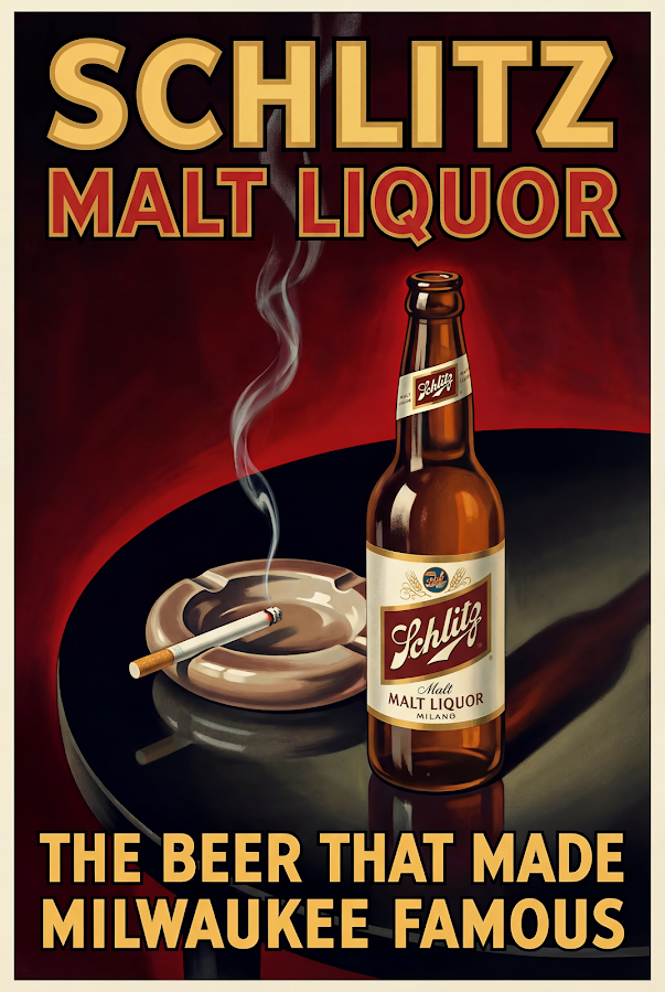 Art Print - Stronger Than Your Judgment (Schlitz Malt Liquor)
