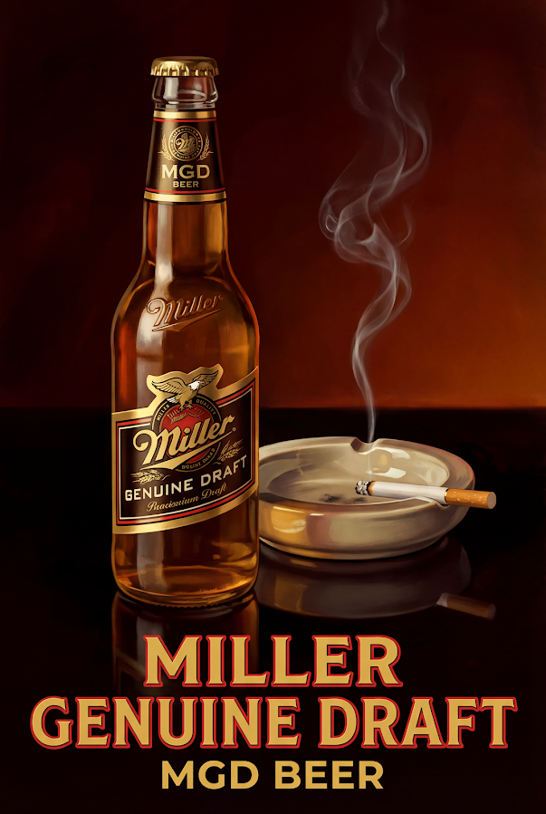 Art Print - The Bottle That Felt Fancy (Miller Genuine Draft)