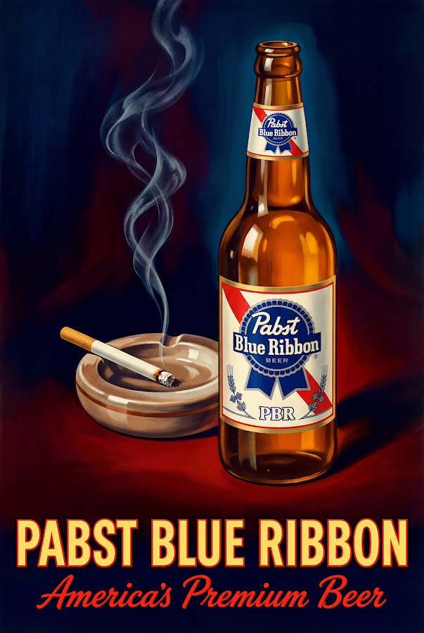 Art Print - The “I’m Not Like Other Drinkers” Brew v3.0 (Pabst Blue Ribbon)