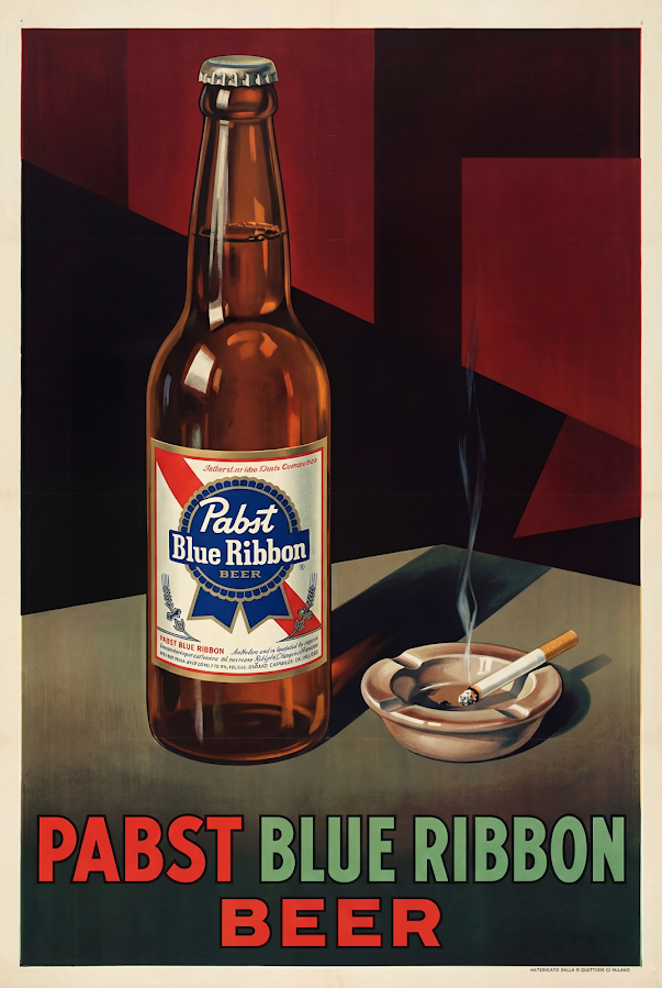 Art Print - The “I’m Not Like Other Drinkers” Brew (Pabst Blue Ribbon)