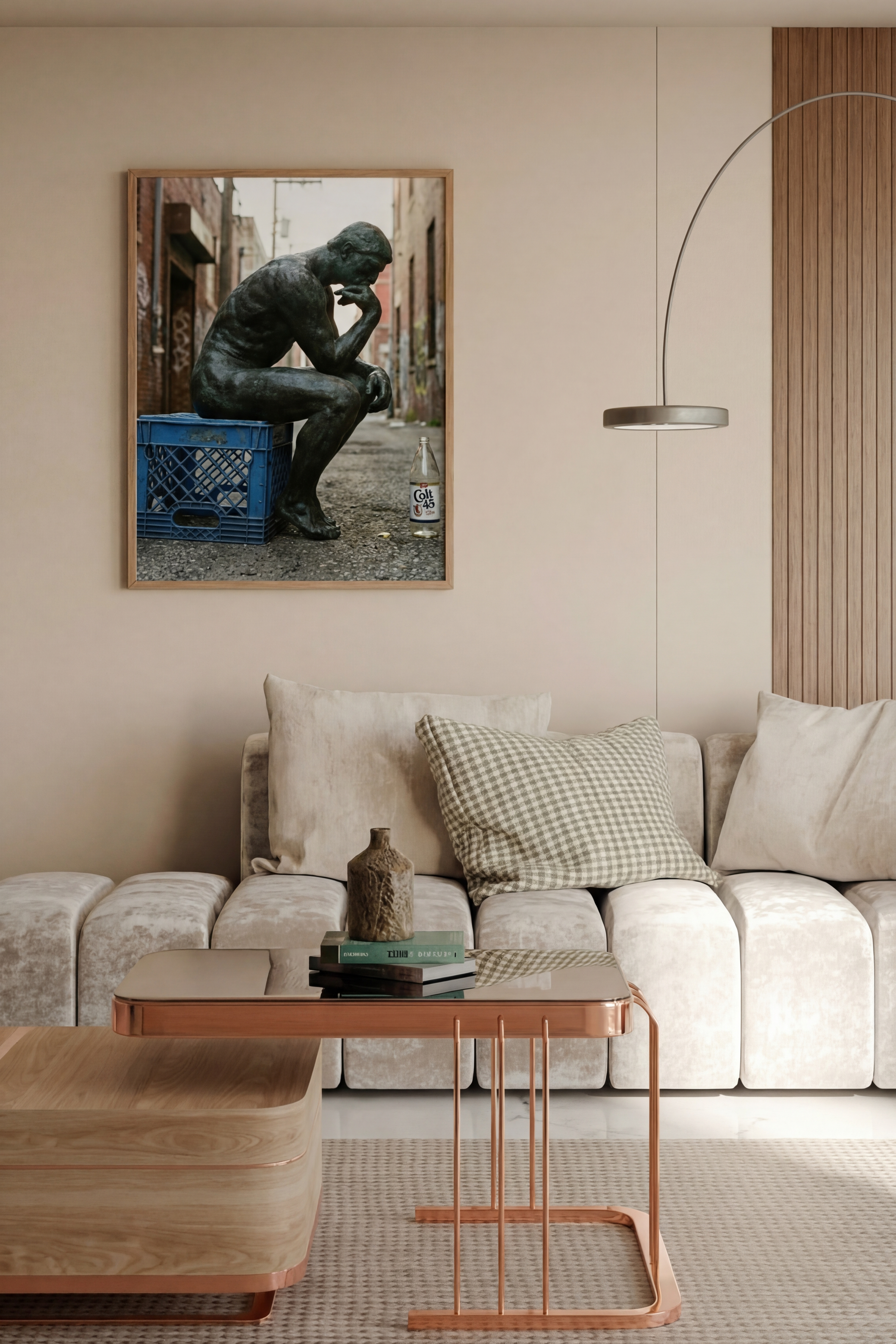 Art Print - The Thinker, After Rent