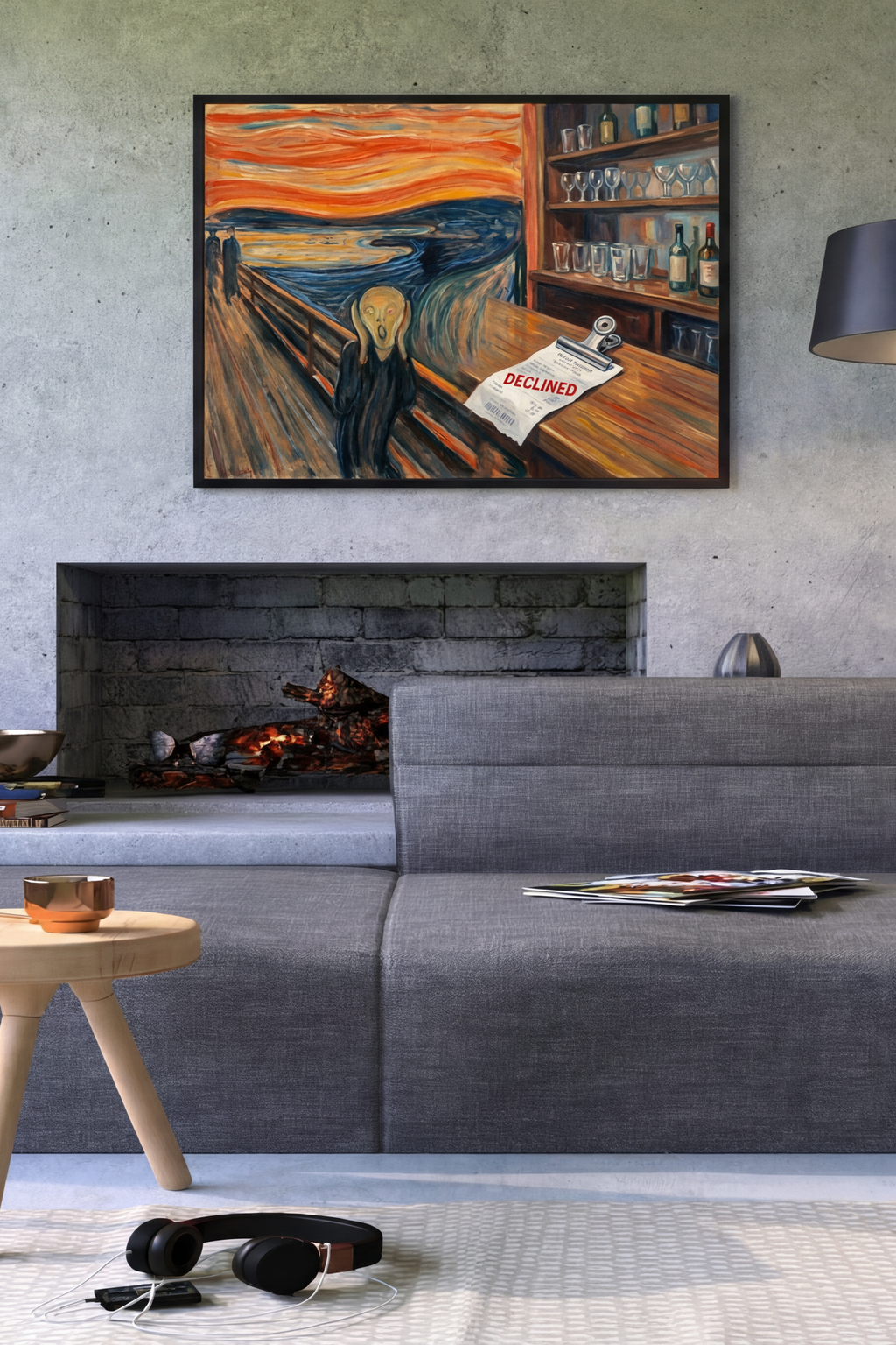 Art Print - The Scream (Card Declined) v4.0