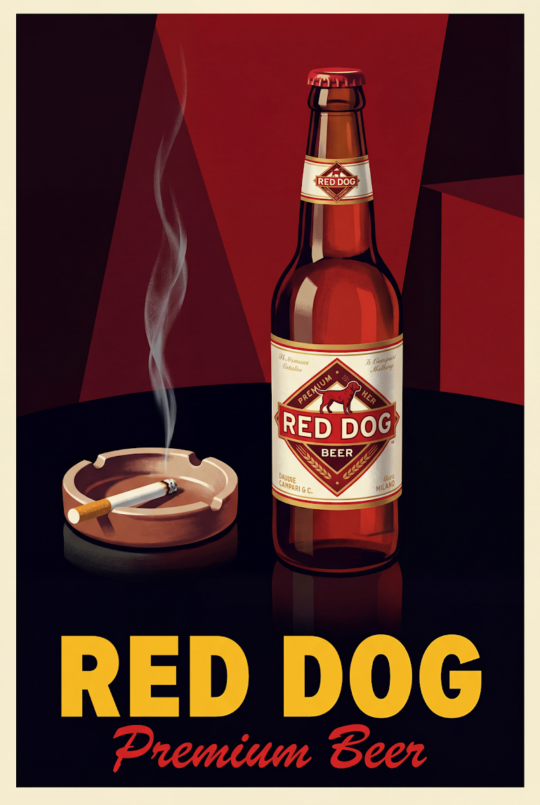 Art Print - The “Sure, That’s Fine” Lager v4.0 (Red Dog)