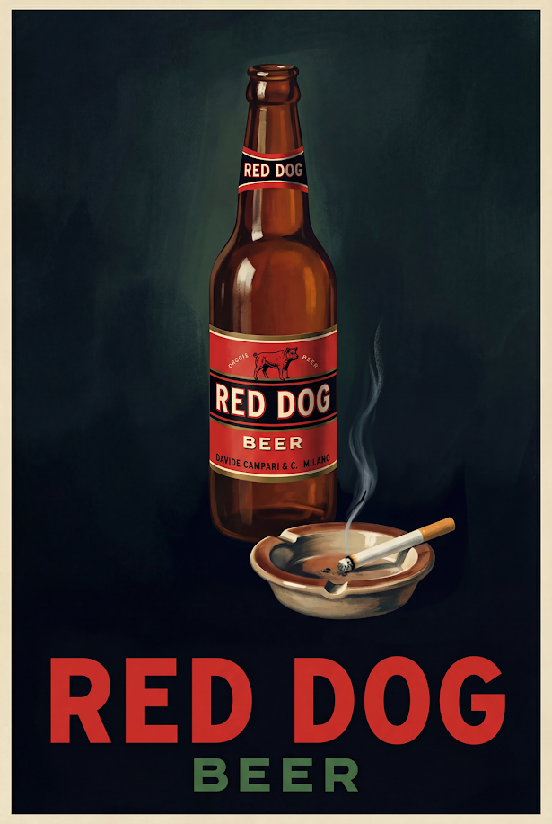 Art Print - The “Sure, That’s Fine” Lager (Red Dog)
