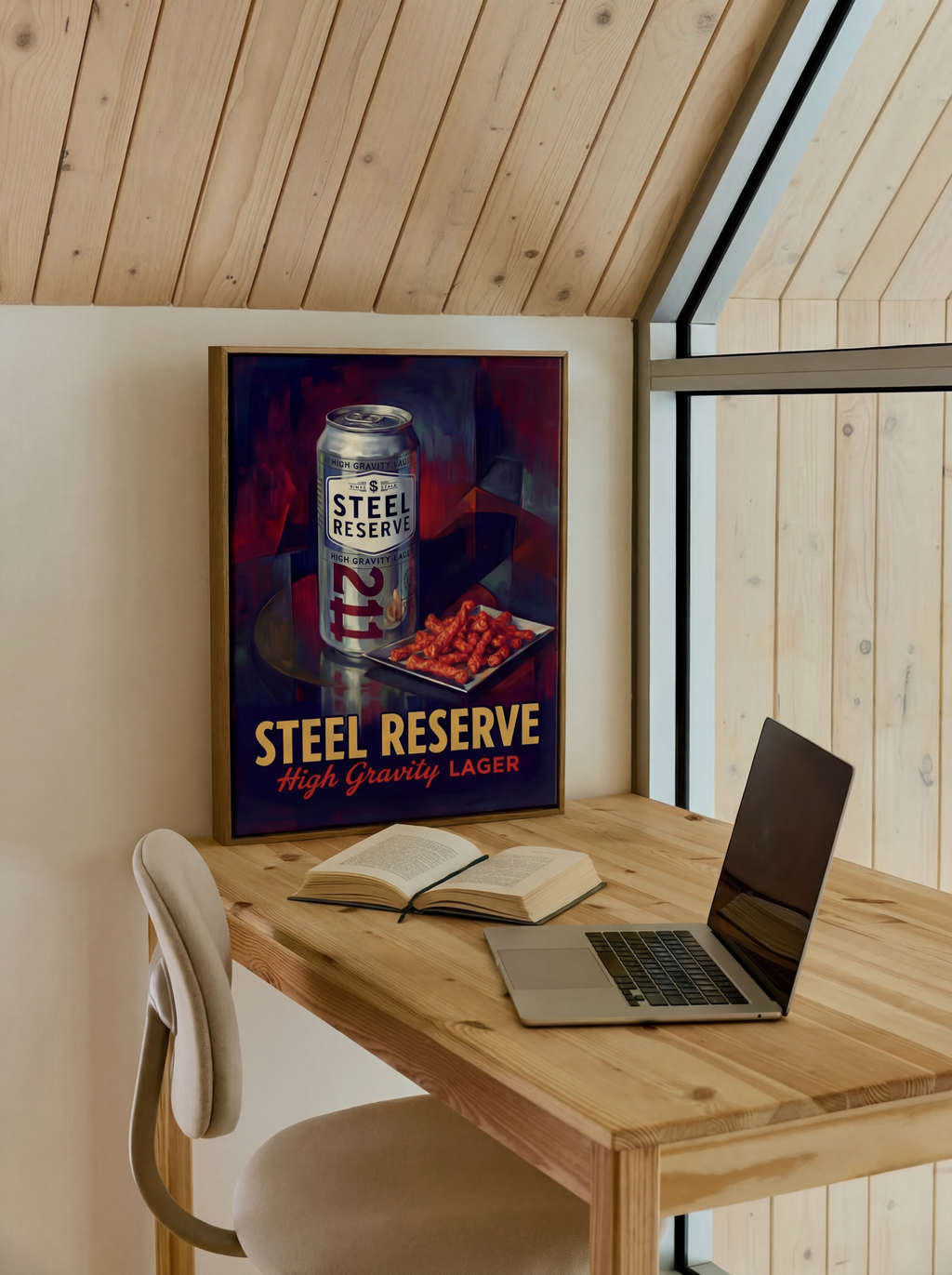 Art Print - Still Life (Steel Reserve & Hot Cheetos)