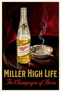 Art Print - The Bottle That Felt Fancy v2.0 (Miller High Life)