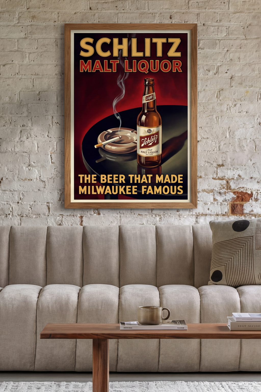 Art Print - Stronger Than Your Judgment (Schlitz Malt Liquor)