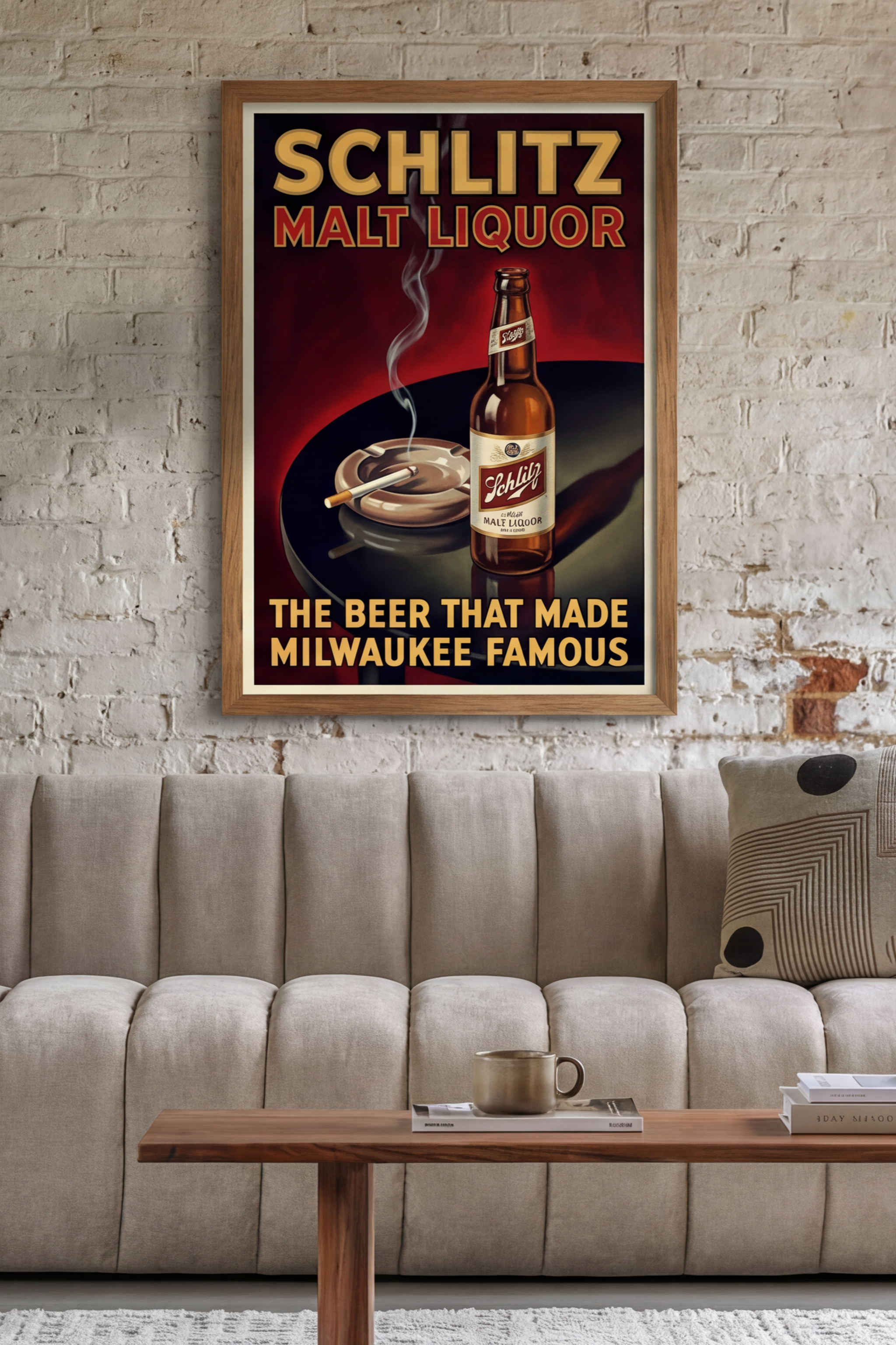 Art Print - Stronger Than Your Judgment (Schlitz Malt Liquor)