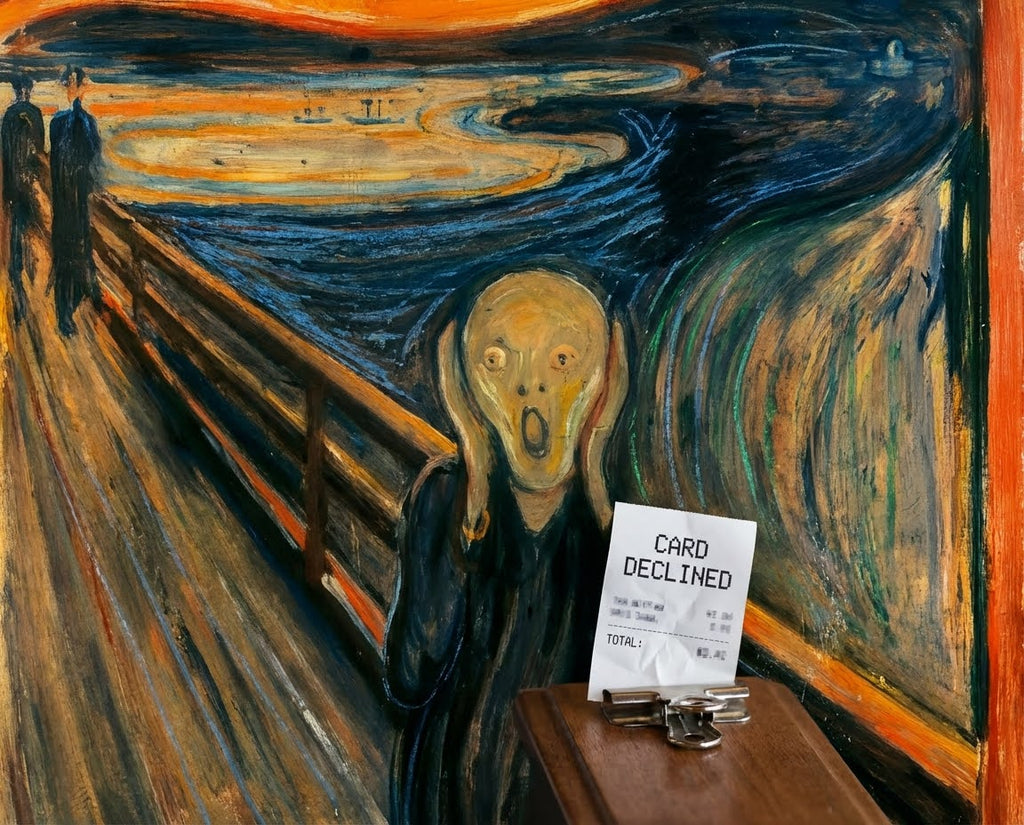 Art Print - The Scream (Card Declined)