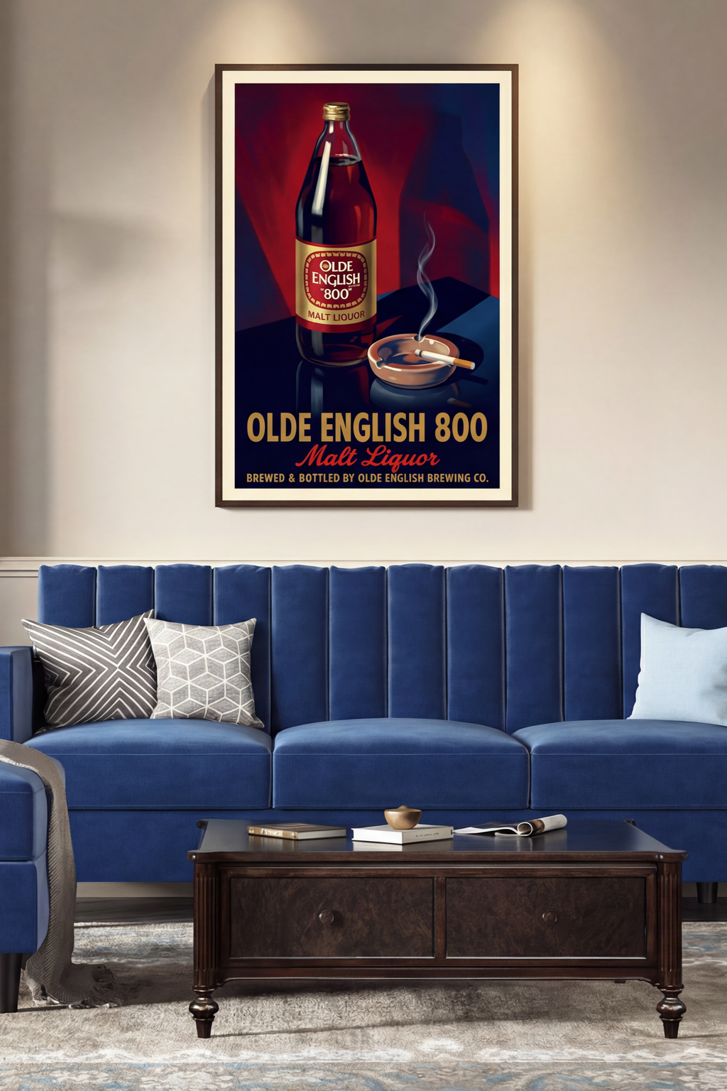 Art Print - The Bottle That Changed the Mood (Olde English 800)